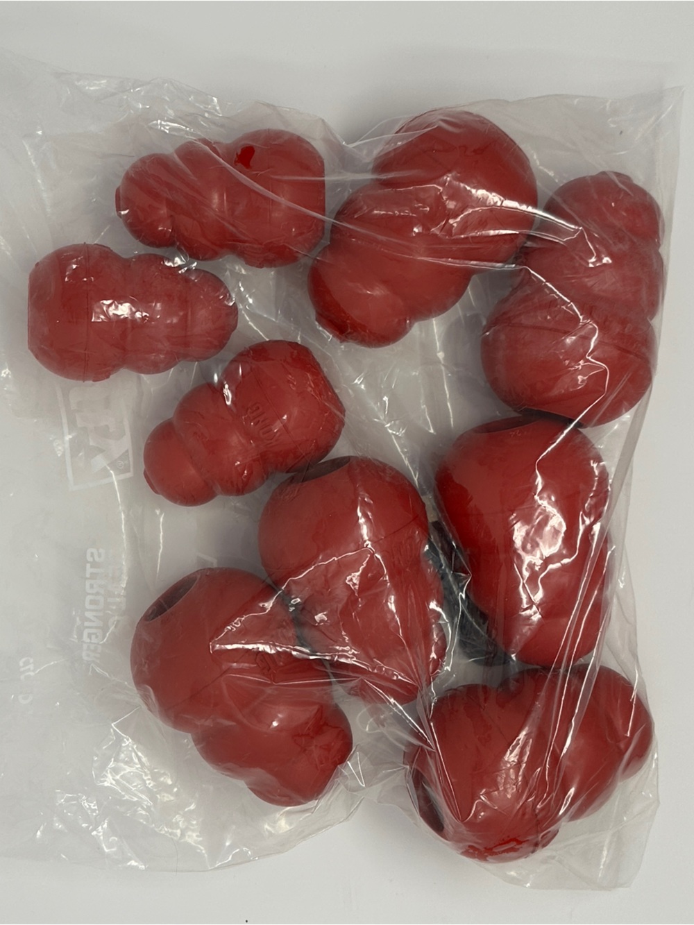 9 Dog Kong Rubber stuffable dog treat toys